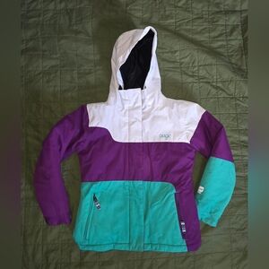 Orage Black and Purple Jacket Kids Size 8